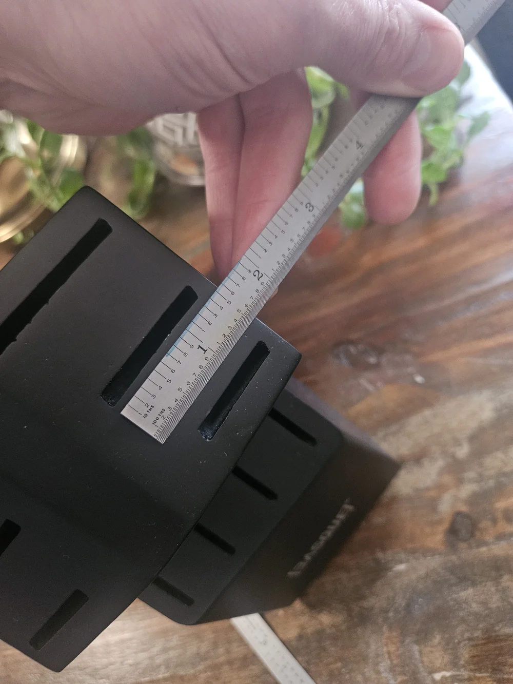 BASQUE MATTE BLACK SERIES •10 SLOT KNIFE BLOCK•